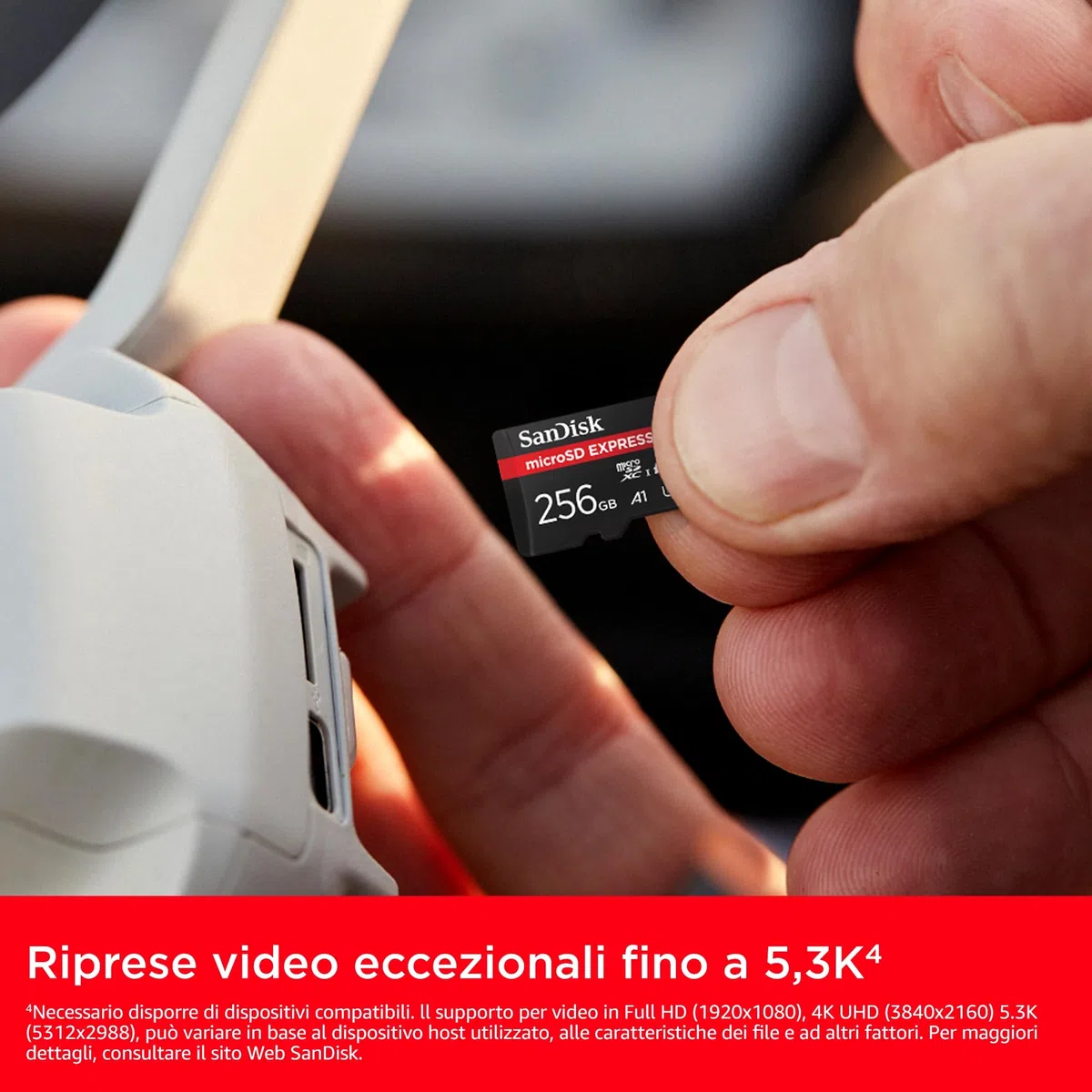 SanDisk Scheda microSD Express 256 GB per Nintendo Switch 2 U3 C10 880 MB/s