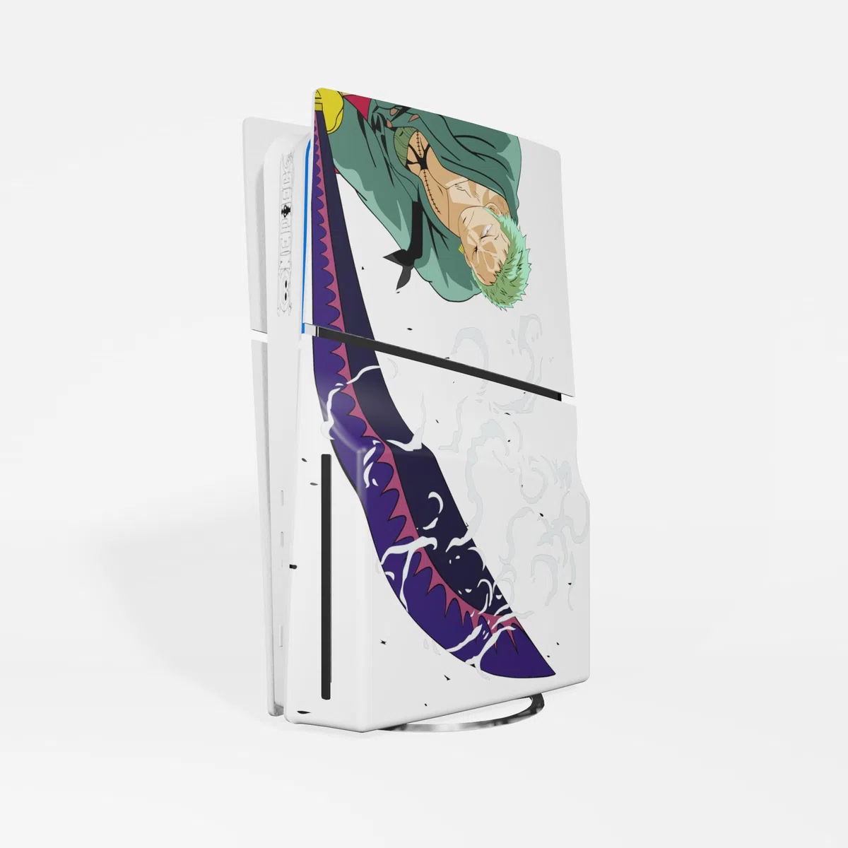 MaD Vision® Extra-Durable Skin Kit per PlayStation 5 (PS5) Digital Slim e Digital Slim | Set di Pellicole Adesive in Vinile Opaco per la Console e 2 Controller - per Anime|OnePiece Design