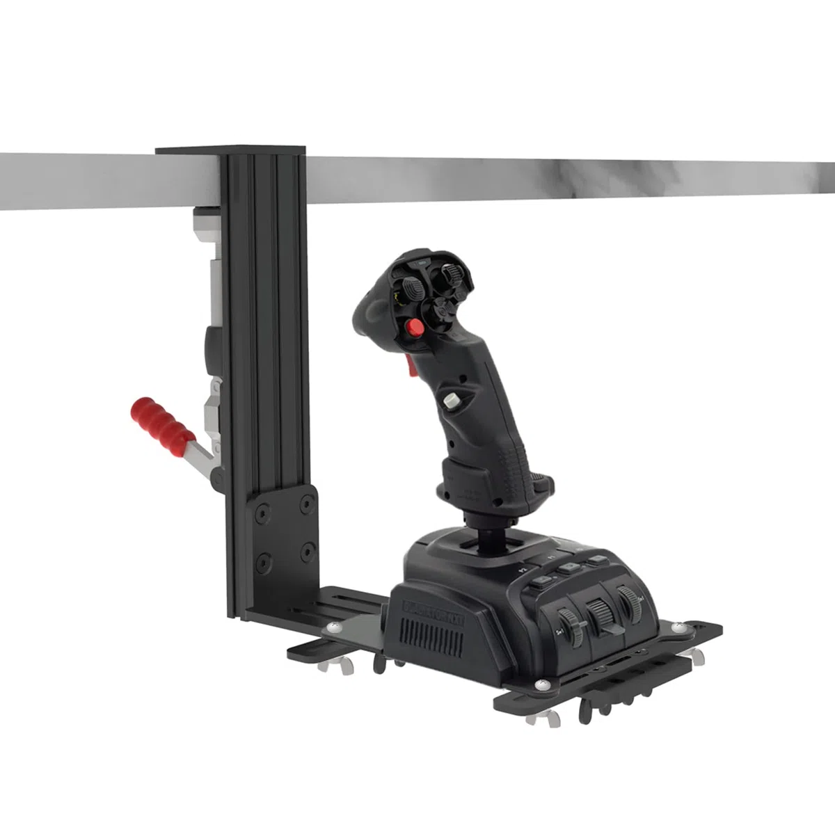 Hikig Confezione da 2 supporti da scrivania per joystick Logitech, Thrustmaster e VKB Hotas, compatibili con X52/X52 Pro/X56/X56 Rhino e altri