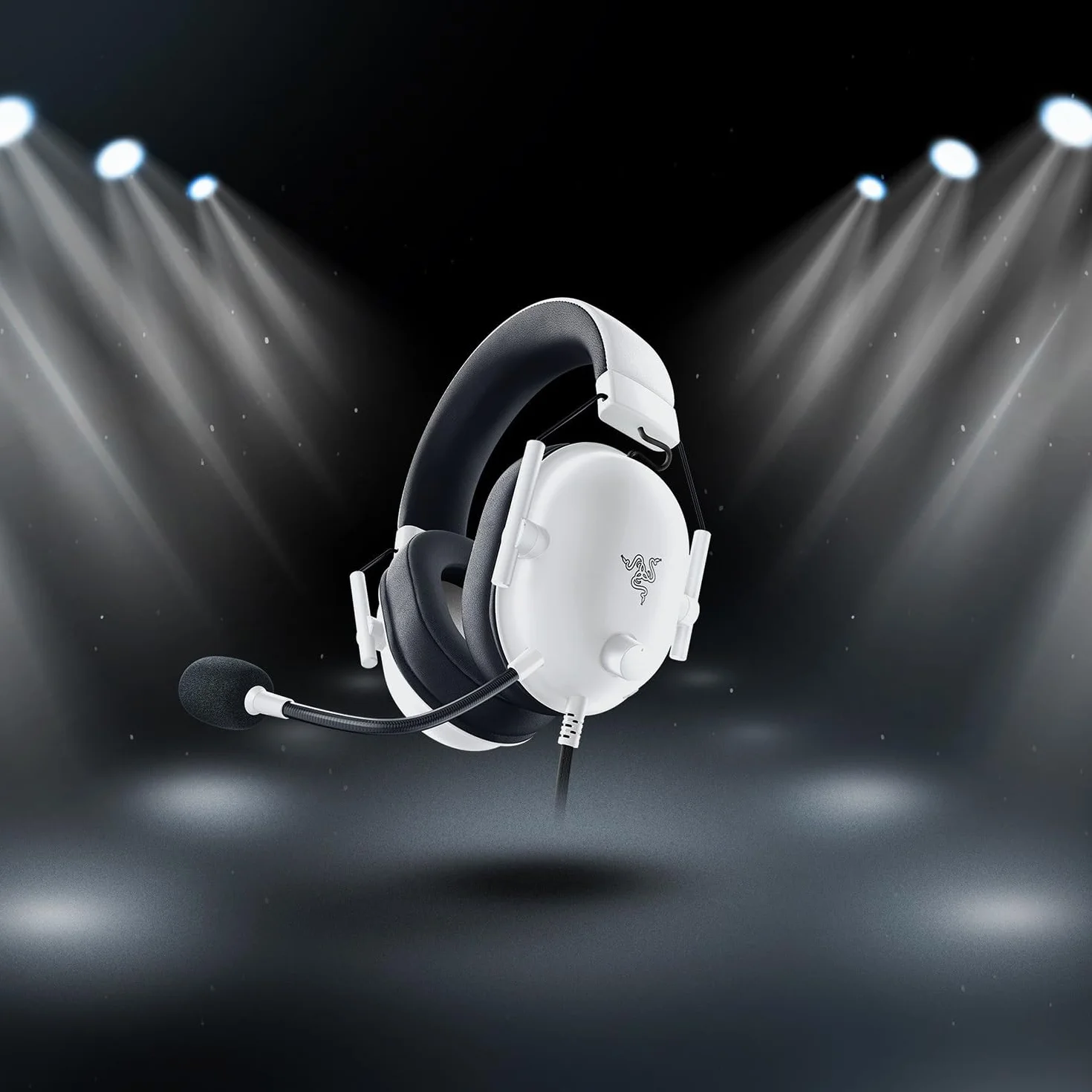 Razer BlackShark V2 X Cuffie da Gioco Esports Cablate Driver TriForce 50 mm Microfono HyperClear Audio Surround 7.1 Bianco