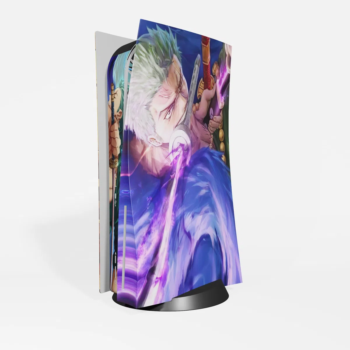 MaD Vision® Extra-Durable Skin Kit per PlayStation 5 (PS5) Disc | Set di Pellicole Adesive in Vinile Opaco per la Console e 2 Controller - per Anime|OnePiece Manga Design