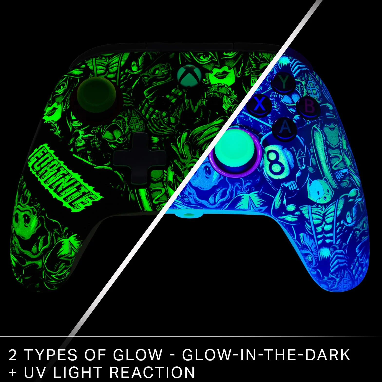 PowerA Advantage Wired Controller for Xbox Series X|S - Fortnite Glow