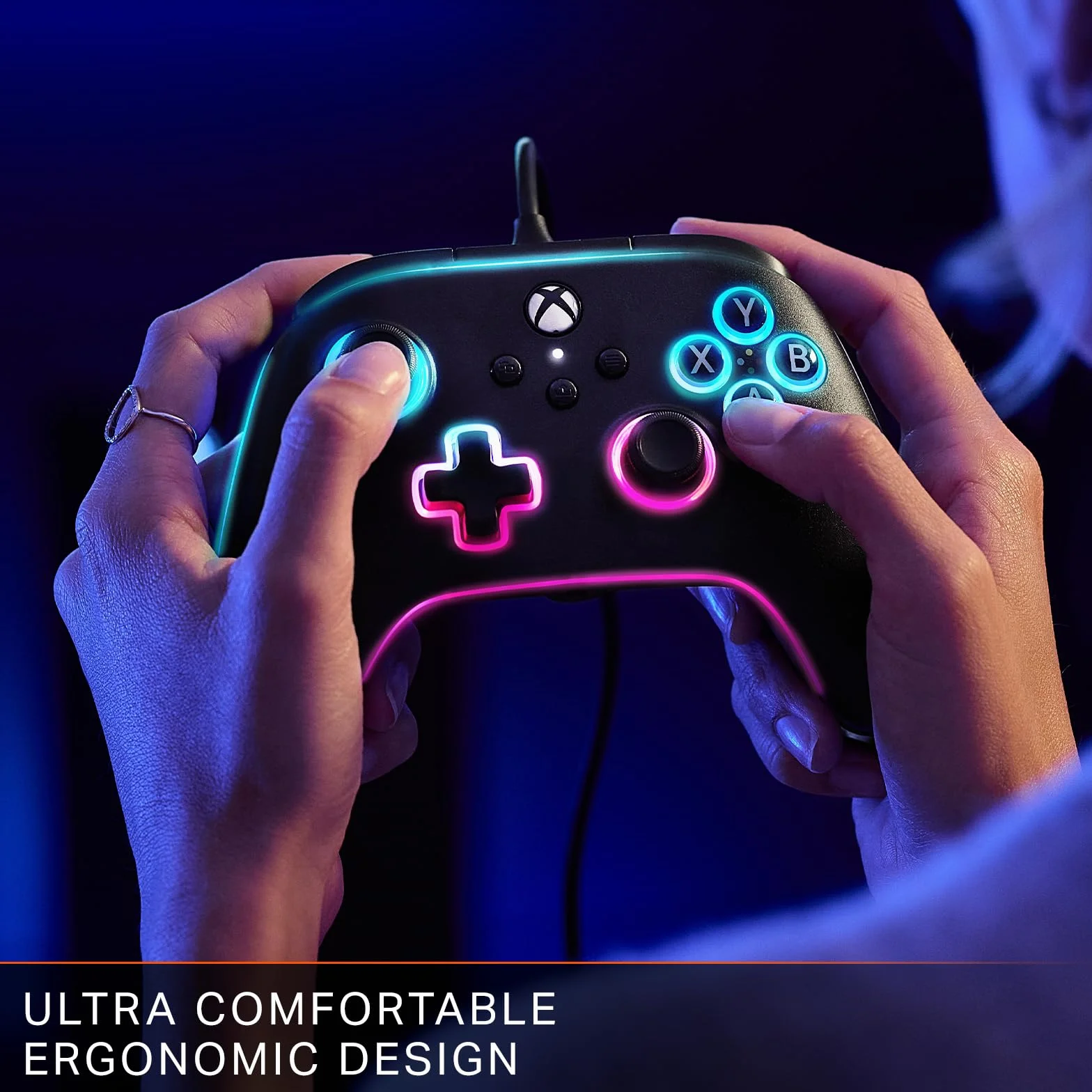 PowerA Advantage Wired Controller for Xbox Series X|S Lumectra Black