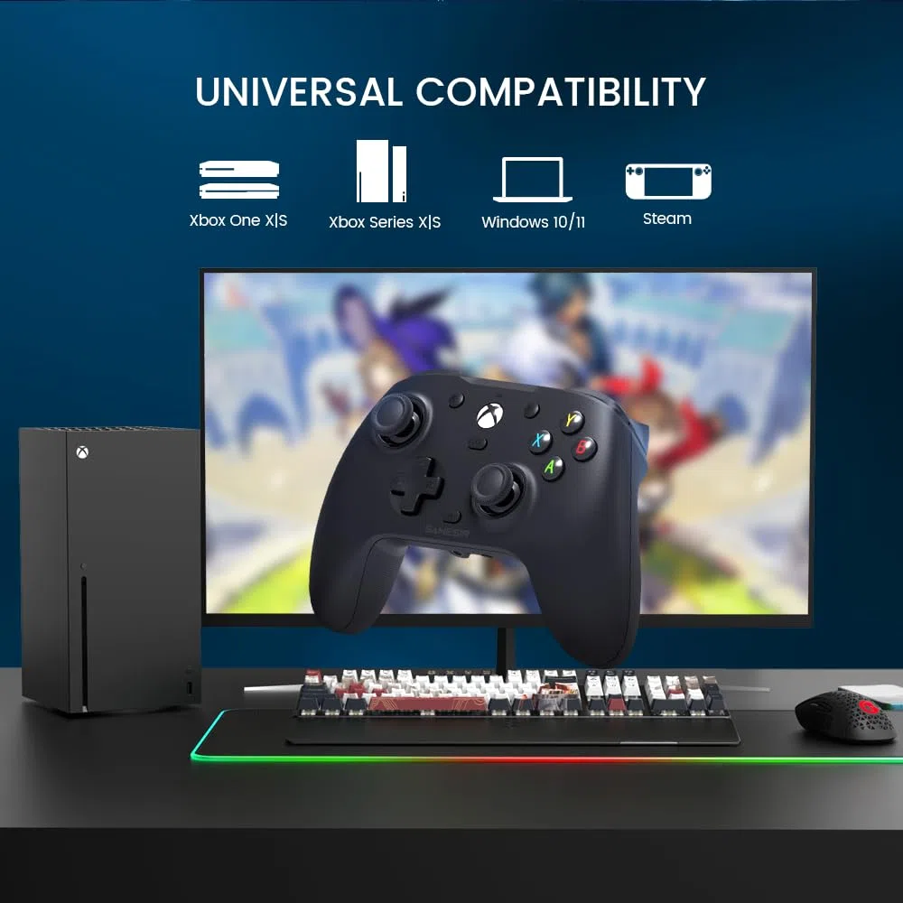 GameSir G7 HE Wired Controller ufficiale per Xbox Series X|S, Xbox One, Windows 10|11, PC con stick ad effetto Hall (Nero)