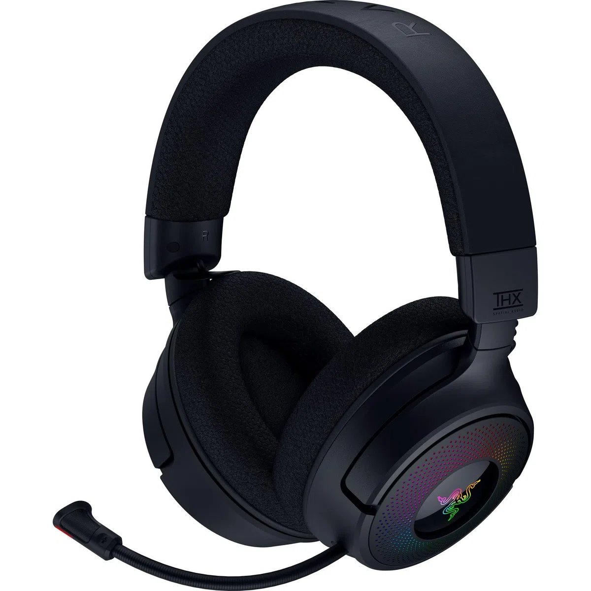 Razer Kraken V4 Cuffia da gioco wireless 40mm THX Spatial Audio RGB Nero