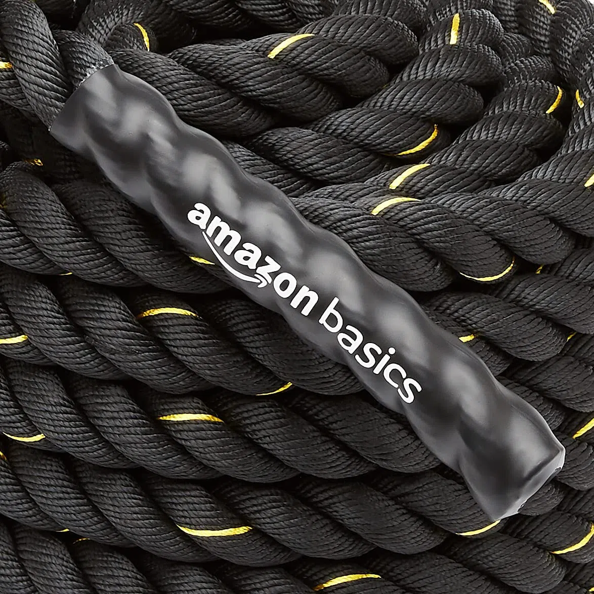 Amazon Basics Battle Rope, fune pesante da allenamento