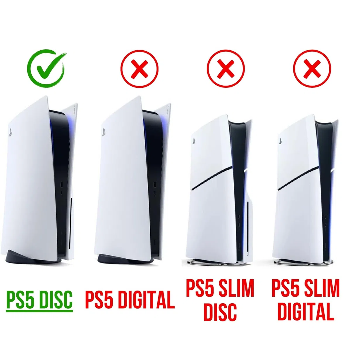 MaD Vision® Extra-Durable Skin Kit per PlayStation 5 (PS5) Disc | Set di Pellicole Adesive in Vinile Opaco per la Console e 2 Controller - per Inter Design