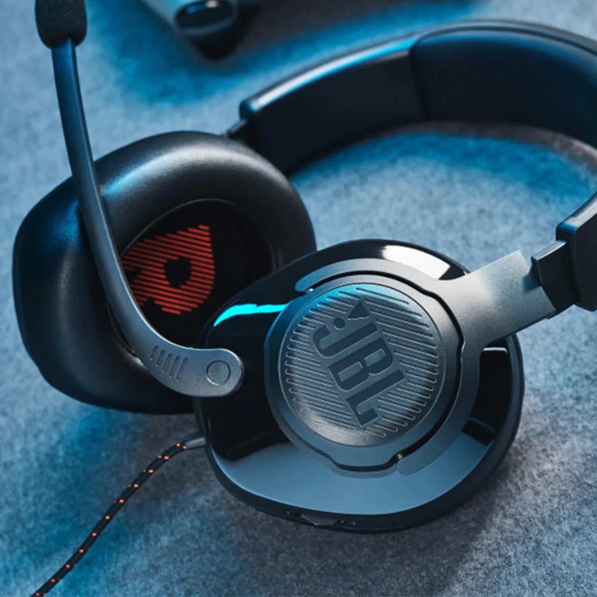 JBL Quantum 200 Cuffie Gaming Over-Ear con Microfono, Nero