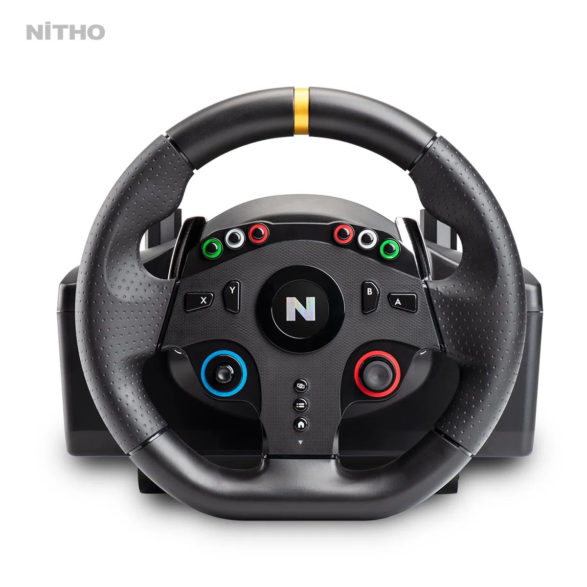 NITHO Drive Pro ONE V24 Volante da Corsa con Pedali 270° per PC, PS4, Xbox One, Xbox Series X|S, Switch Simulatore di Guida