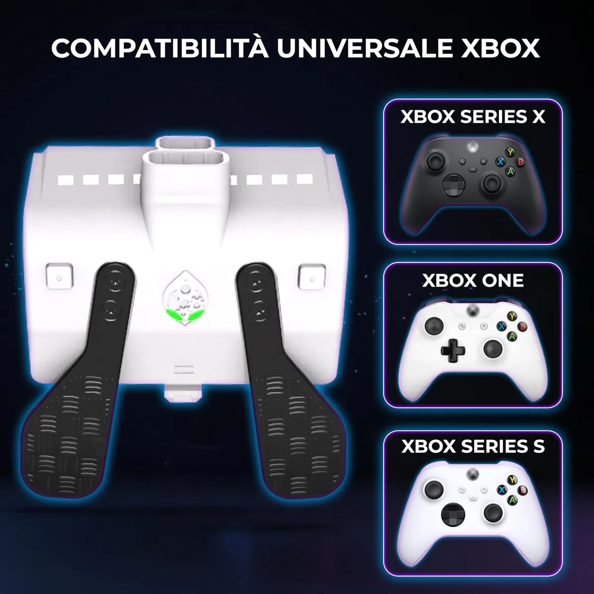 Collective Minds Strike Pack 'Dominator' Kit MOD cablato per controller Xbox con 2 paddle retro mappabili, add-on programmabile per giocatori professionisti, compatibile Xbox Series X|S e One