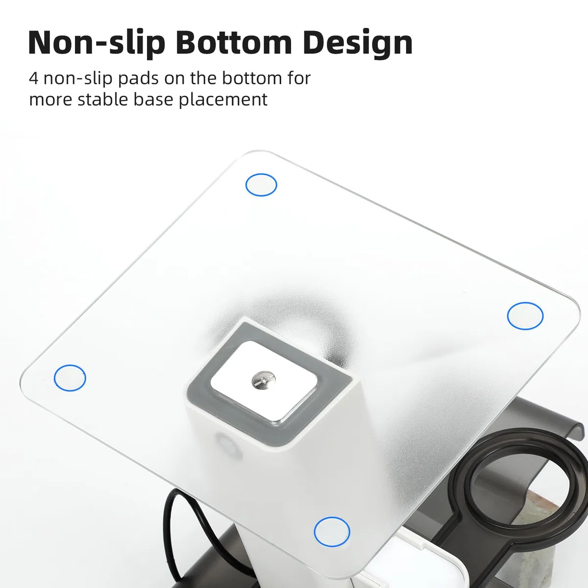 Dock di ricarica Oculus/Meta Quest 3S/Quest 3/Quest 2/Quest Pro RGB LED verticale supporto VR cuffie bianco