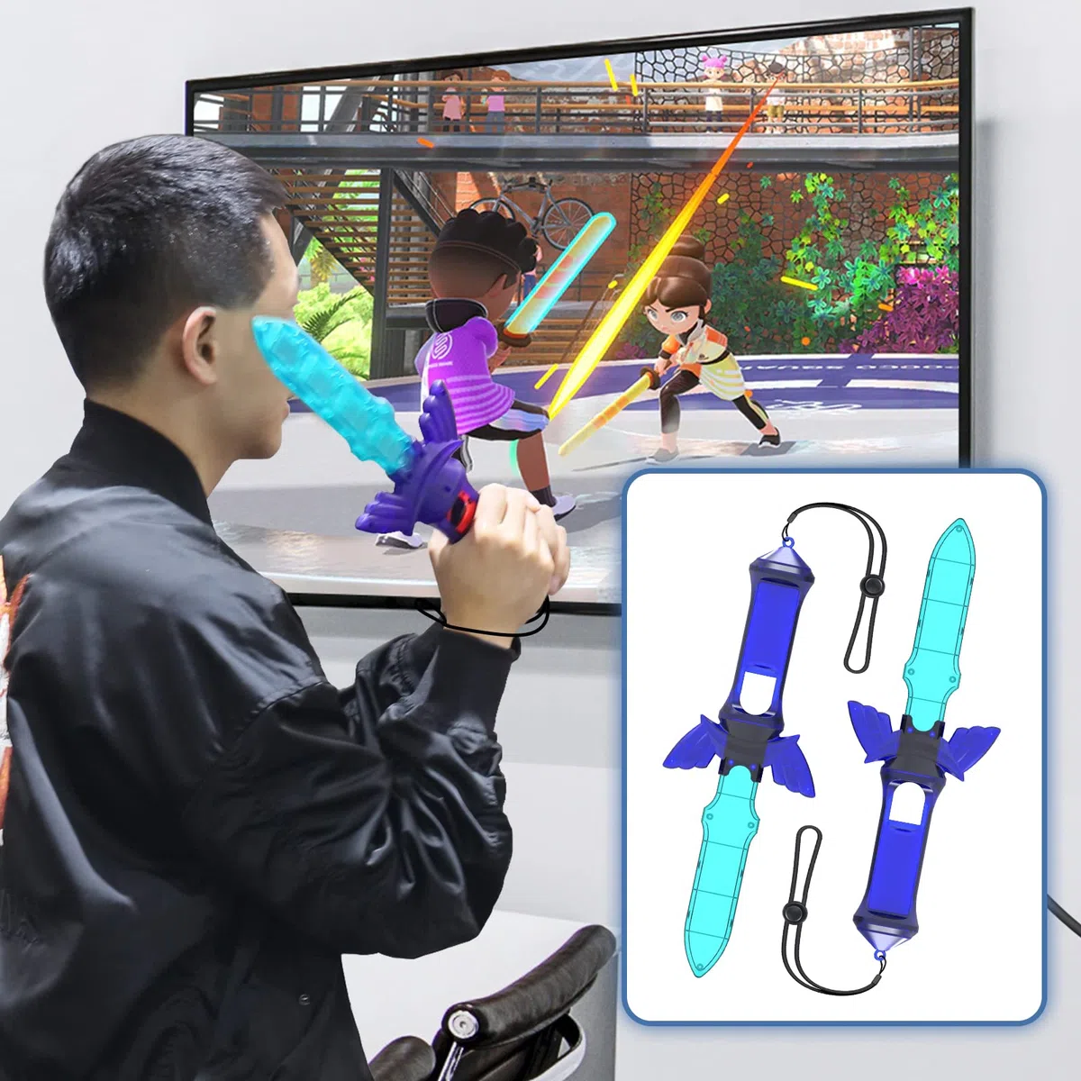 2024 Switch Kit di accessori per Nintendo Switch - 12 in 1 Family Party Pack Set di accessori per il gioco Kit per Nintendo Switch e giochi sportivi OLED