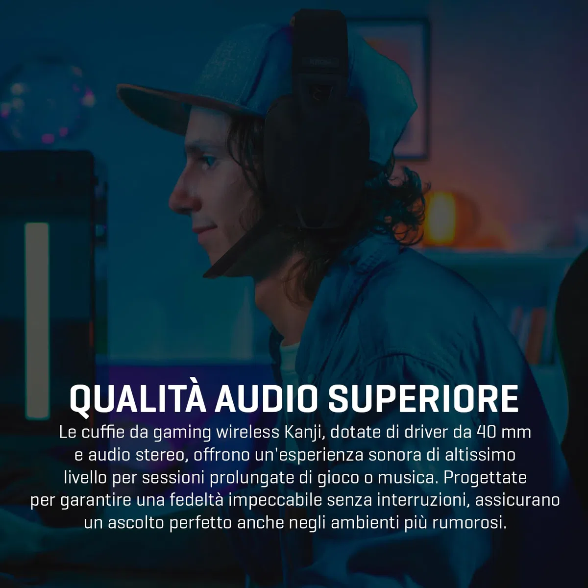 Krom Kanji Wireless Gaming Headset