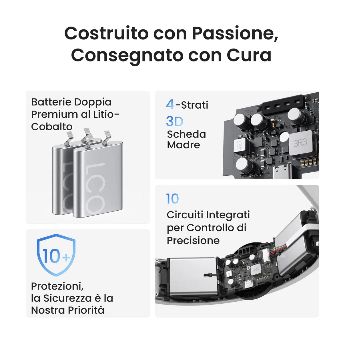 KIWI design H4 Boost Cinturino per la Testa della Batteria Compatibile con Meta Quest 3/3S Confort Cinturino Halo