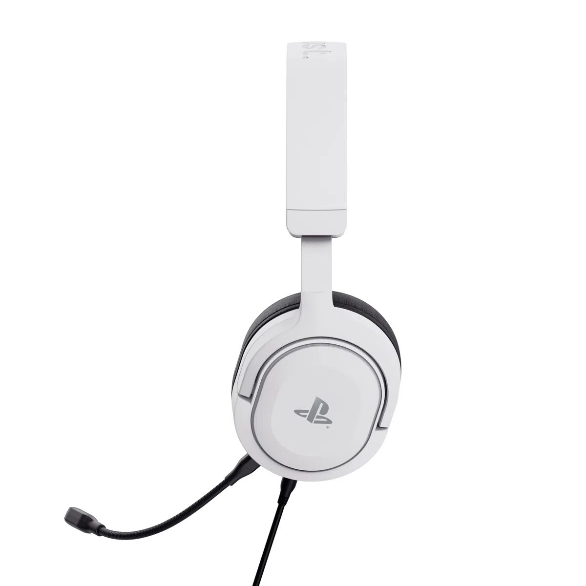 Trust Gaming GXT 498W Forta Cuffie Ecosostenibili PS5 PS4 Over-Ear Microfono Staccabile Cavo 1.2 m Jack 3.5 mm Bianco