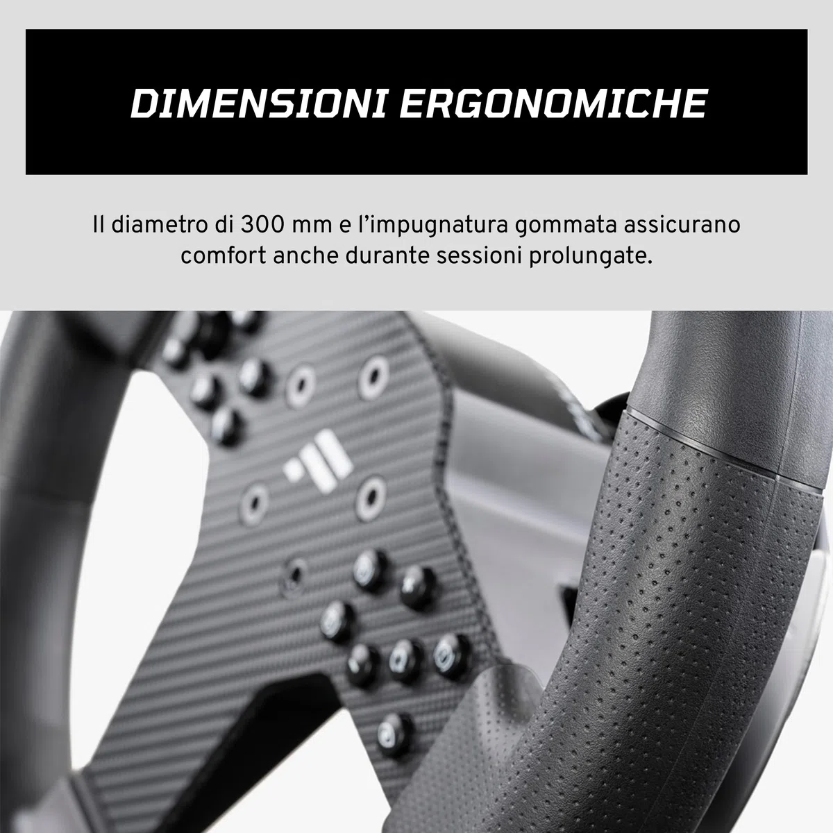 FANATEC Sim Racing CSL Manubrio P1 V2 (QR2 LITE) – Nero | Impugnatura In Gomma, RevStripe, Display a LED, Palette del Cambio in Metallo, Lato Manubrio QR2 LITE Pre-installato, PC