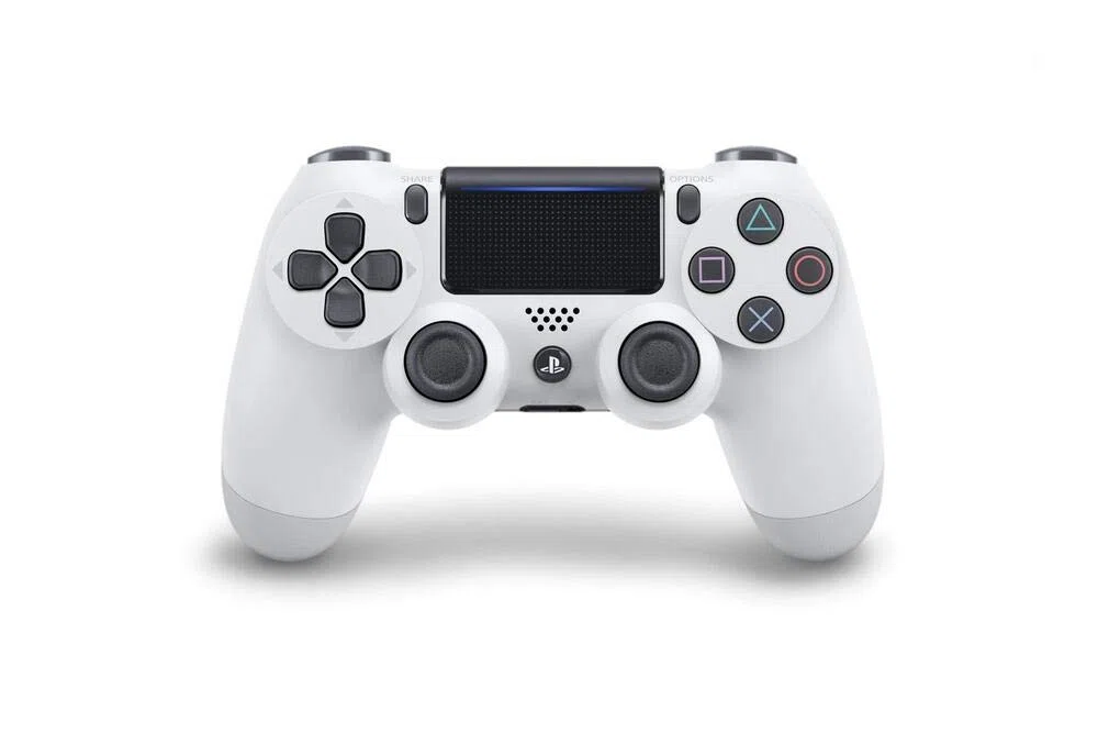 PlayStation 4 - Dualshock 4 Controller Wireless V2, Bianco (Glacier White) Standard