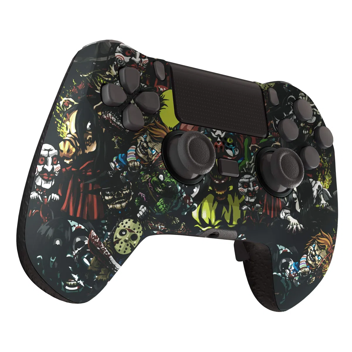 eXtremeRate DECADE Torneo Aggiornamento Kit per ps4 Controller CUH-ZCT2(Non Controller), Cover Shell&Tasti Posteriori&Trigger Stop, Accessori per ps4 Joystick JDM-040/050/055, Party Pauroso