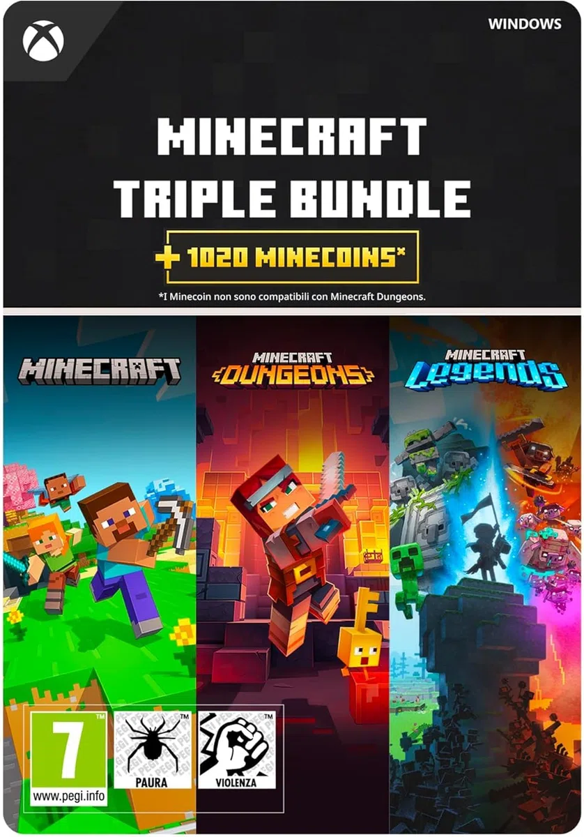 Minecraft Triple Bundle (Windows) │ Windows - Codice download