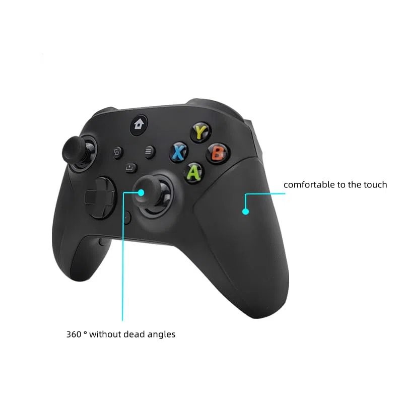 Generico Controllore senza fili per XBOX Serise X/S Gamepad con ricevitore wireless 2.4G Maniglia di gioco a bilanciere anti-scivolo per accessori PC Gamepad