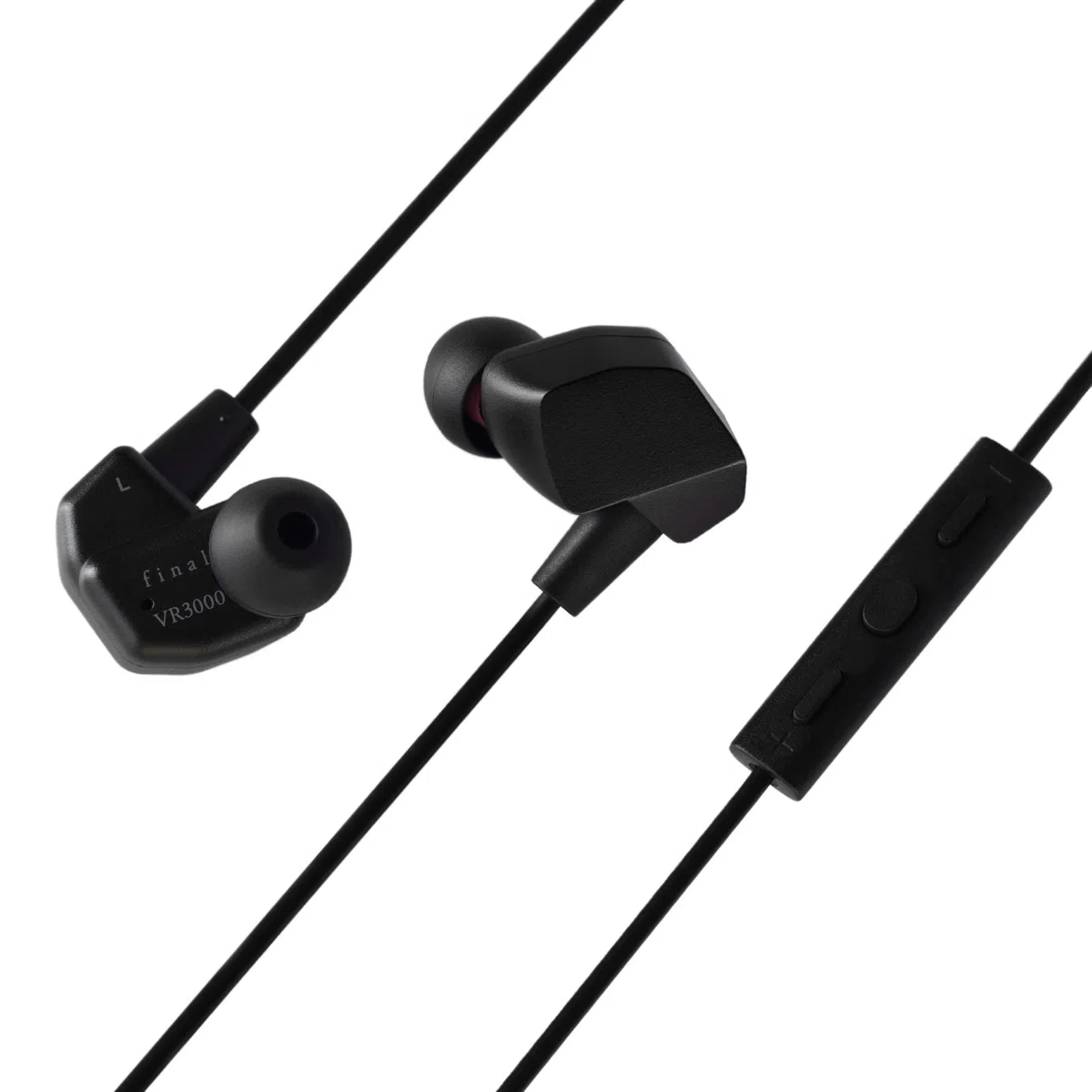 Auricolari 3D VR3000 con microfono in linea e comandi per VR, ASMR, Gaming e musica 360, Nero