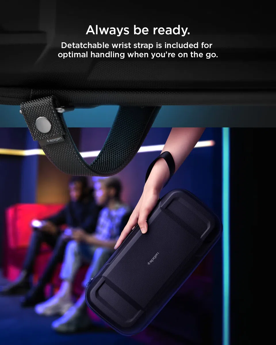 Spigen Cover Rugged Armor Pro Compatibile con Steam Deck LCD (2022) / Steam Deck OLED (2023) - Nero