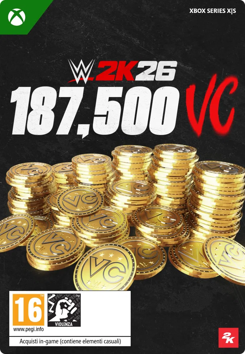 WWE 2K26: 187,500 Virtual Currency Pack | Xbox Series X|S - Codice download