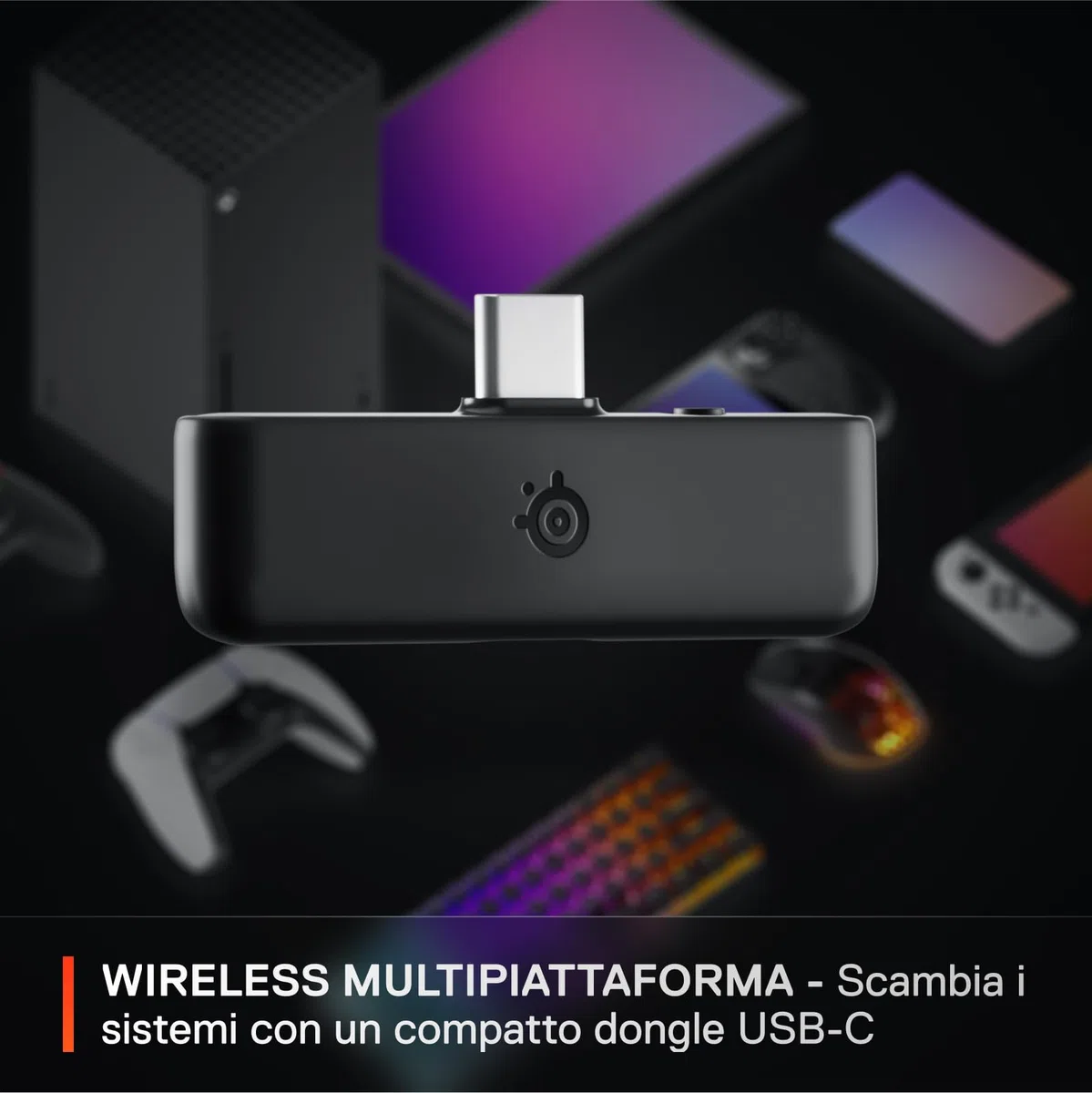 SteelSeries Arctis Nova 5X Cuffie Xbox Wireless Driver Magnetici Neodimio 100+ Preset Audio Batteria 60HR 2.4GHz BT Microfono ClearCast Gen2.X Xbox PS5 PC Cellulare