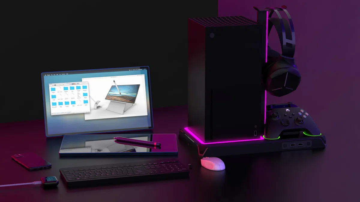 Imp Gaming DLX LED Twin Charging Tower With Cooling Fans & Game Storage Stand Xbox Series X