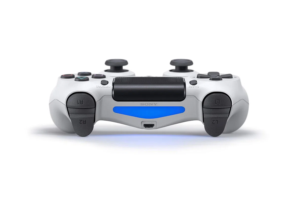PlayStation 4 - Dualshock 4 Controller Wireless V2, Bianco (Glacier White) Standard