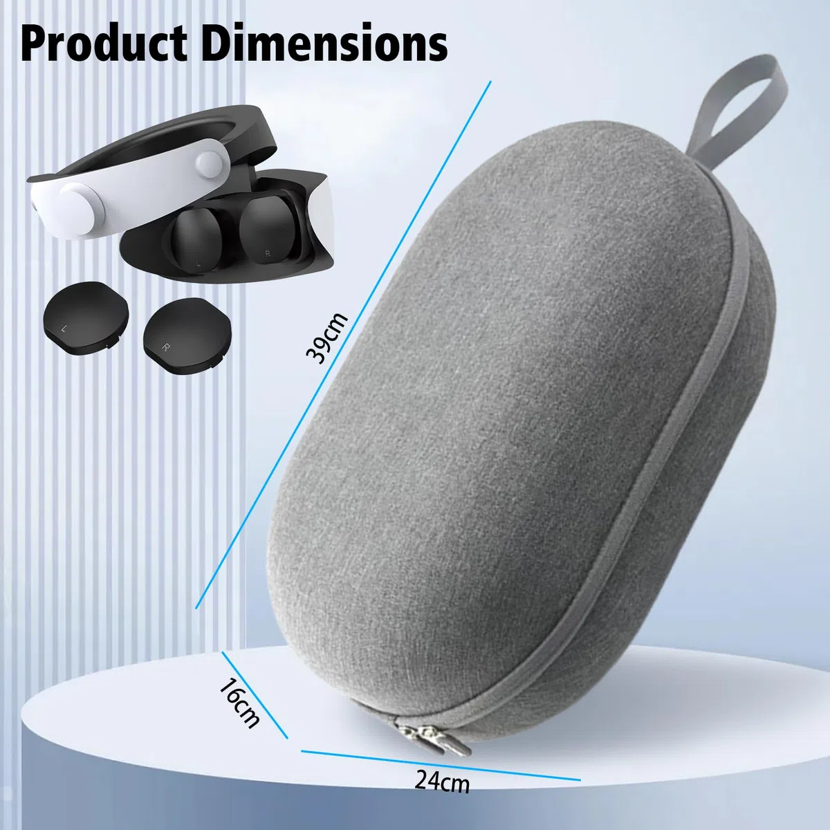 Custodia rigida PS VR2 Accessori portatile protezione obiettivo viaggi casa