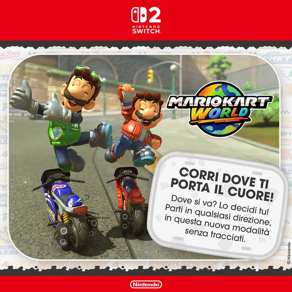 Mario Kart World Nintendo Switch 2 Ed. Italiana Scheda