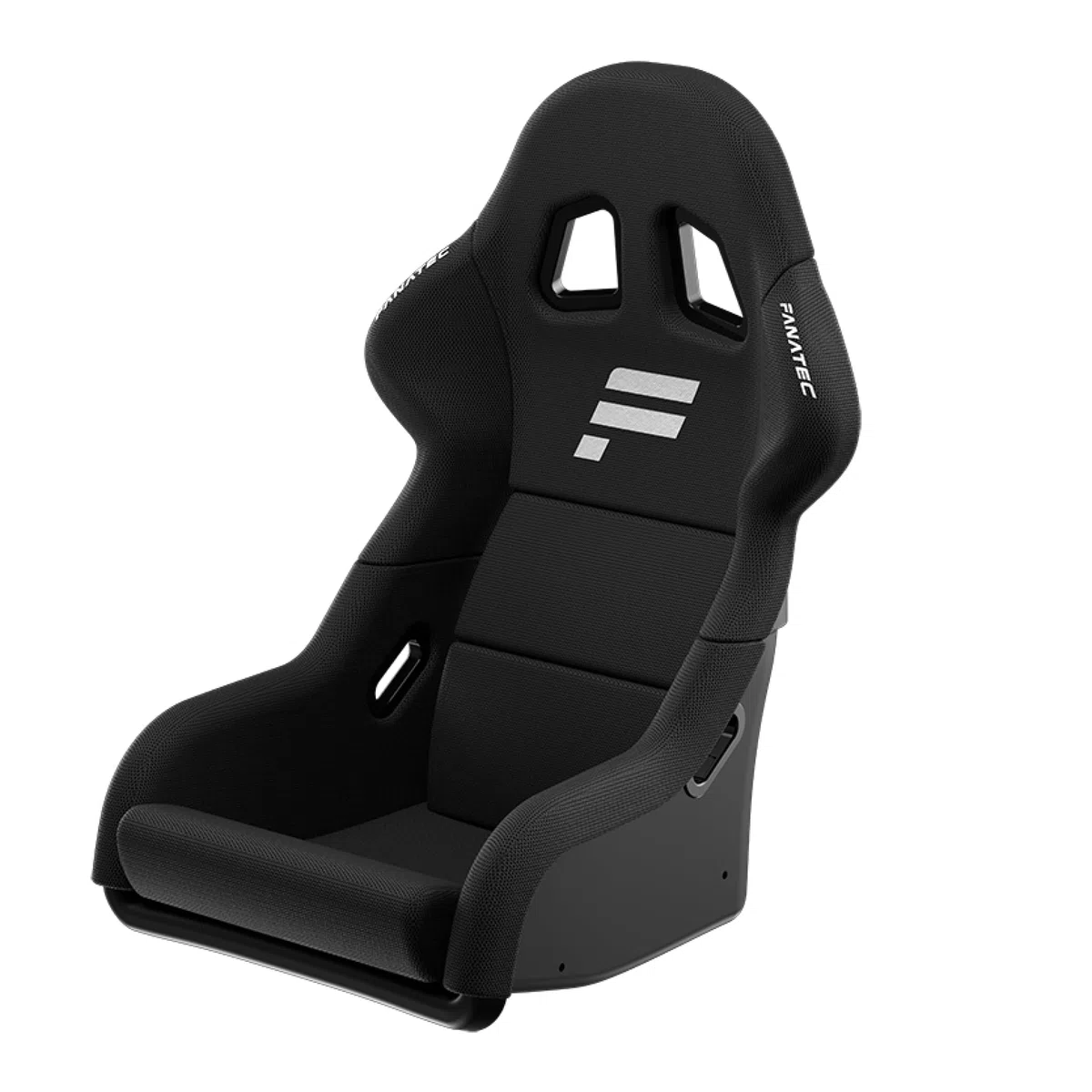 FANATEC ClubSport GT Sim Racing Cockpit Seat – Nero | Resistenza e Rigidità, Scocca Rinforzata con Fibra, Imbottita Schiuma, Tessuto Traspirante, Supporto Lombare