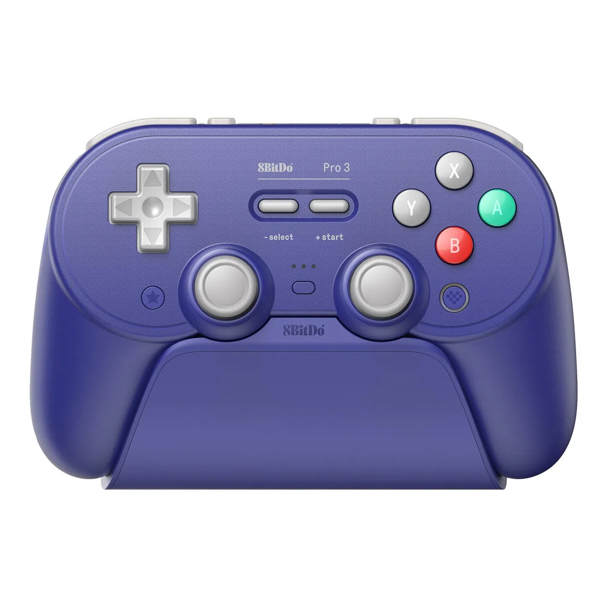 8BitDo Pro 3 Bluetooth Controller for Switch/Switch 2 – TMR Joysticks, Hall Effect Triggers, Purple - Windows, Apple, SteamOS, Android