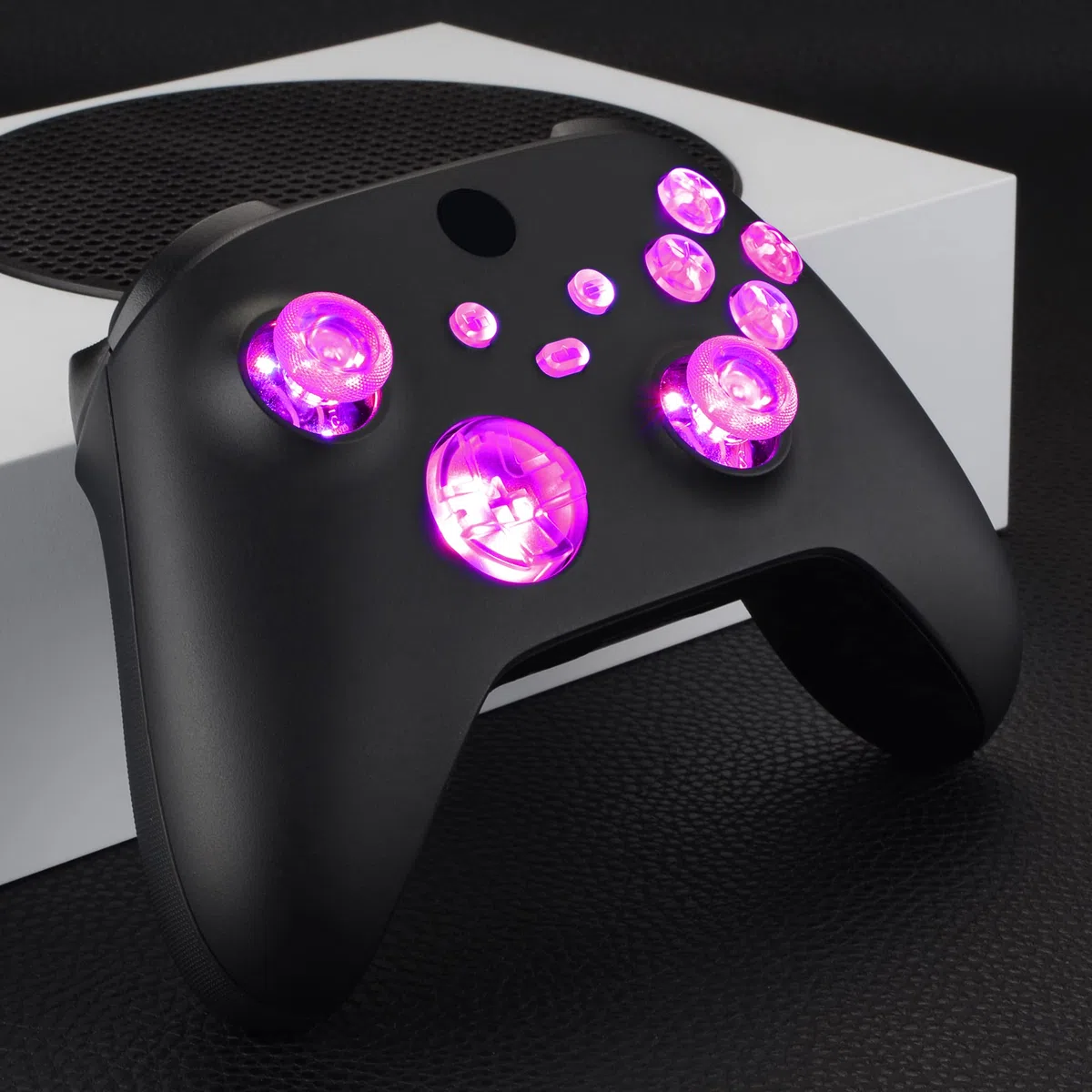 eXtremeRate Multicolori Tasti Luminosi Ricambio per Xbox Series X S Controller Dpad Analogici Pulsanti DTF LED Kit