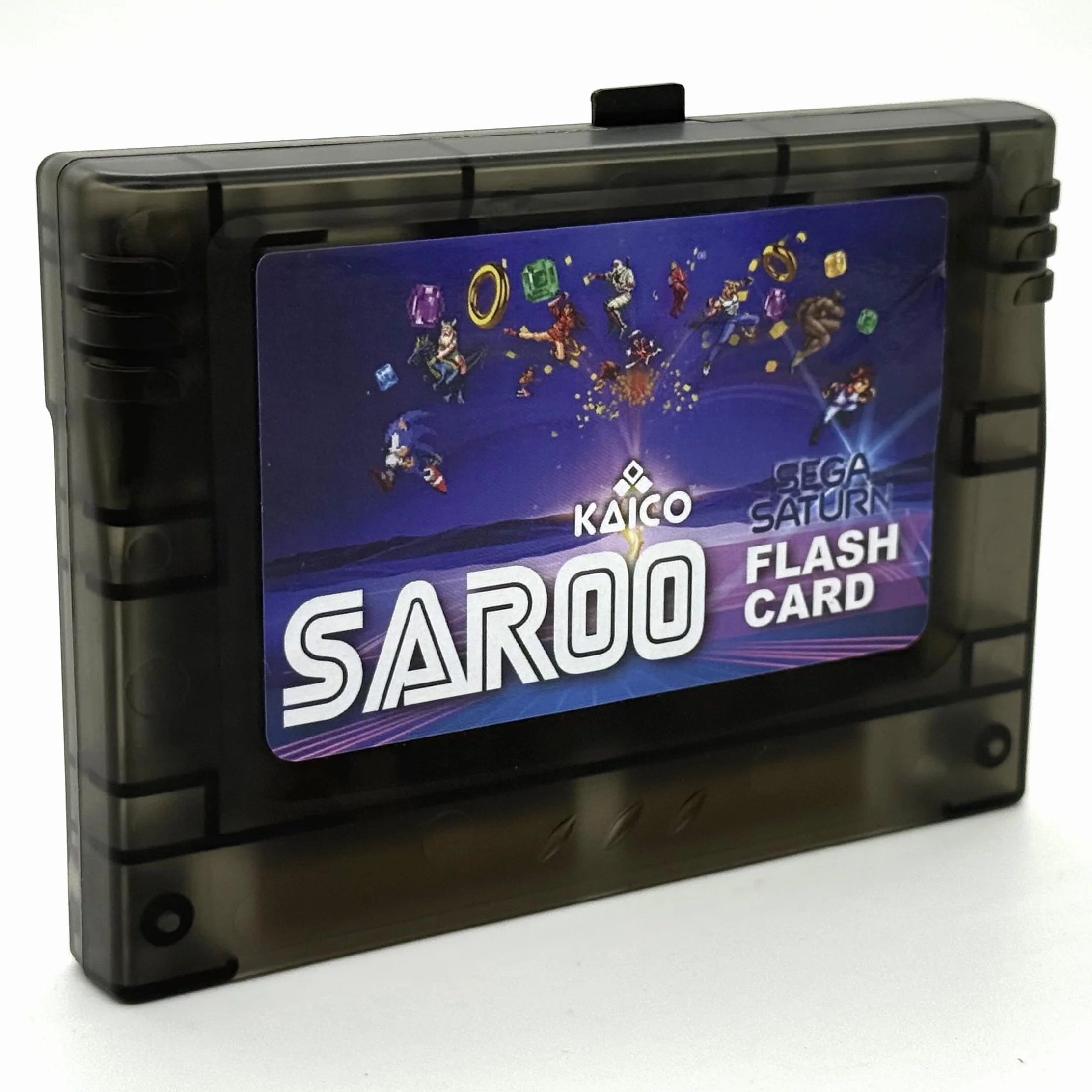 Kaico Sega Saturn Saroo Flash Cart - Cartuccia All in One - Costruito in Saturn Pseudo Kai - Viene fornito con una scheda di memoria Micro SD ufficiale da 8 GB - SS Saroo v1.3 Flash Drive