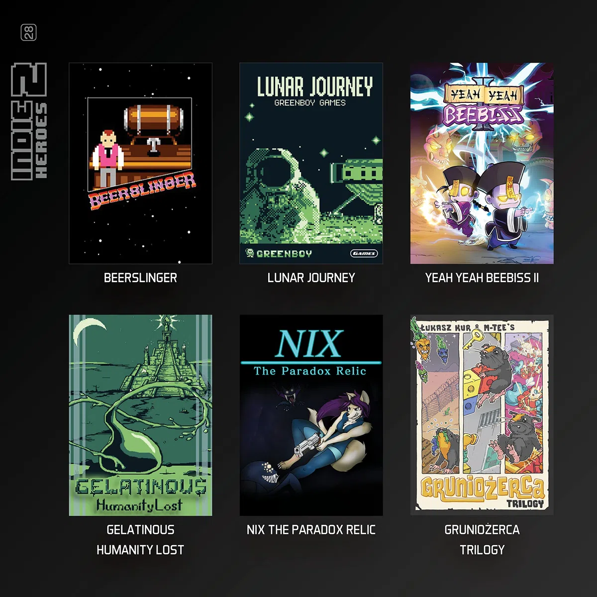 Evercade Indie Heroes Cartridge 2
