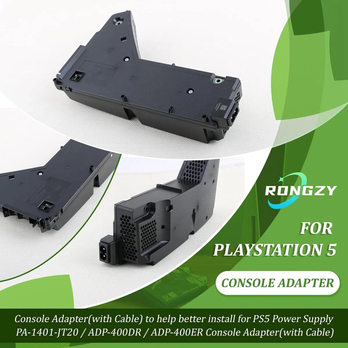 RongZy per PS5 Alimentatore per Playstation 5 Alimentatore Interno Sostituire PA-1401-JT20/ADP-400DR/ADP-400ER con Cavo di Alimentazione Strumenti di Riparazione