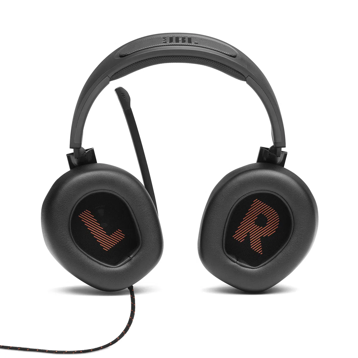 JBL Quantum 200 - Cuffie da gioco sovrauricolari cablate, misura L, colore: Nero