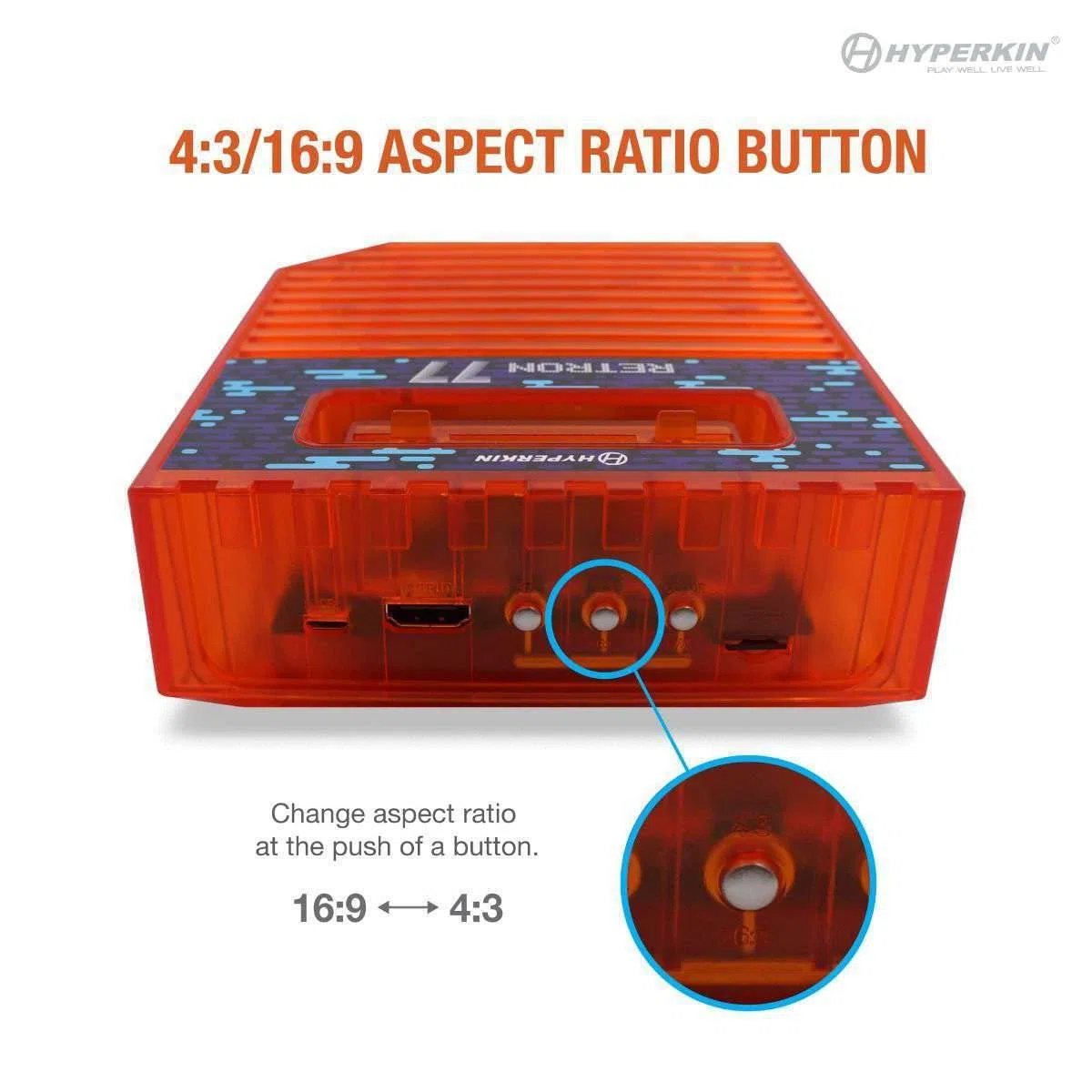 Retron 77 HD Atari VCS 2600 Amber