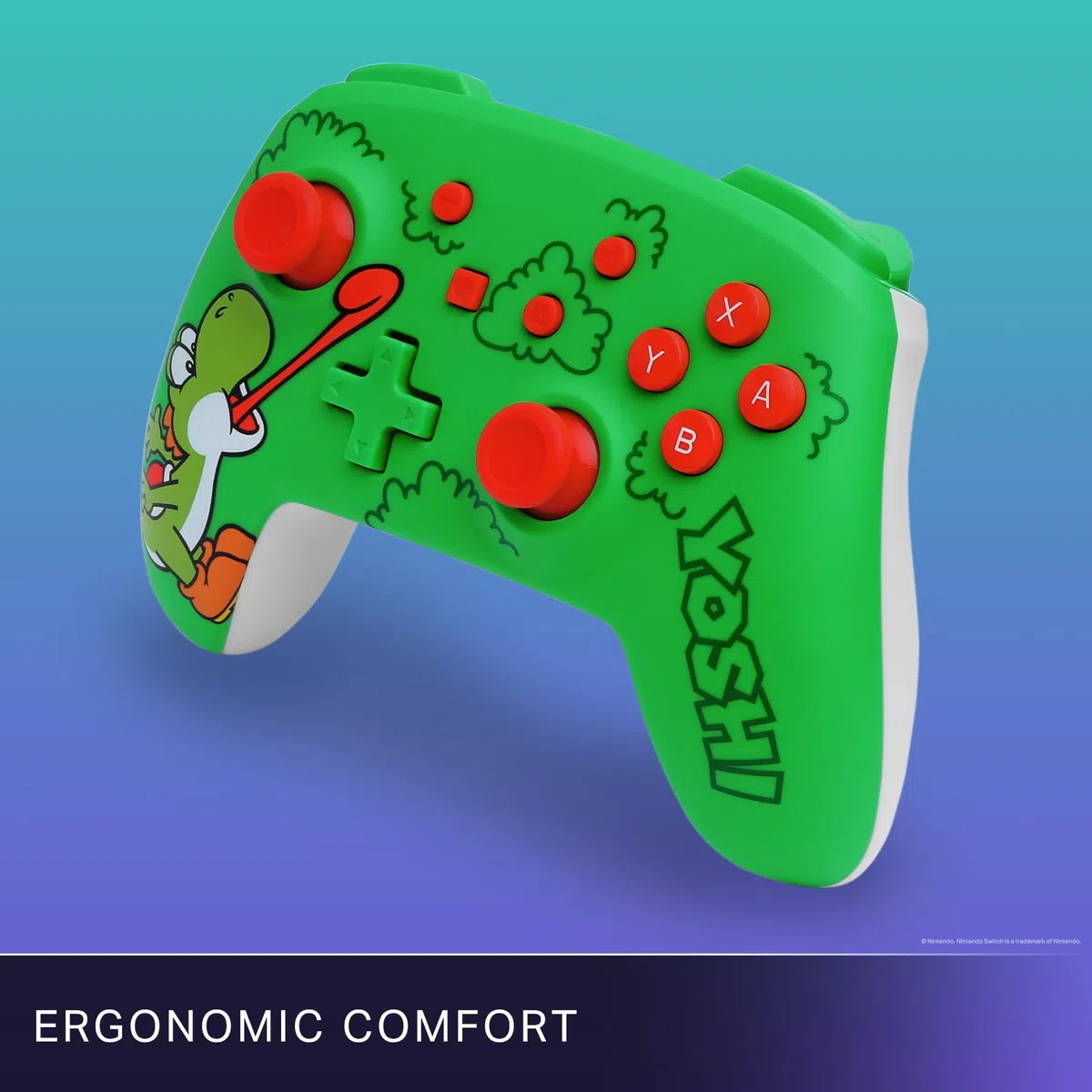 PowerA Controller senza fili Nintendo Switch - Yoshi Affamato