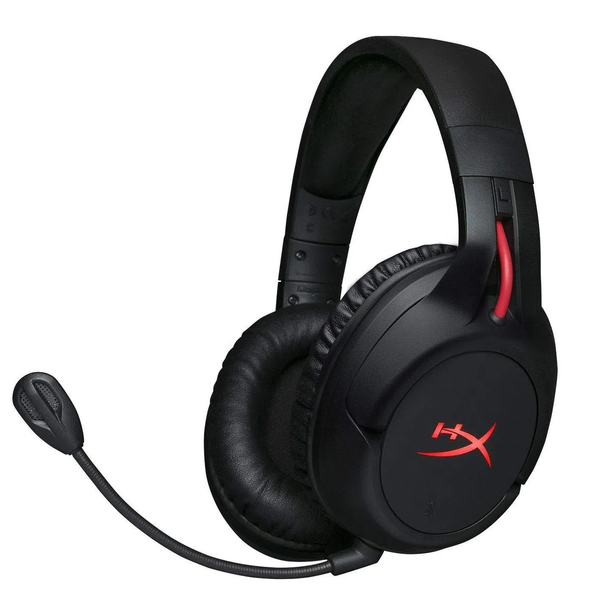 HyperX Cloud Flight Cuffie da Gaming Senza Filo 2,4 GHz Telaio Acciaio Autonomia 30 Ore PC PS4 PS5 Nero/Rosso