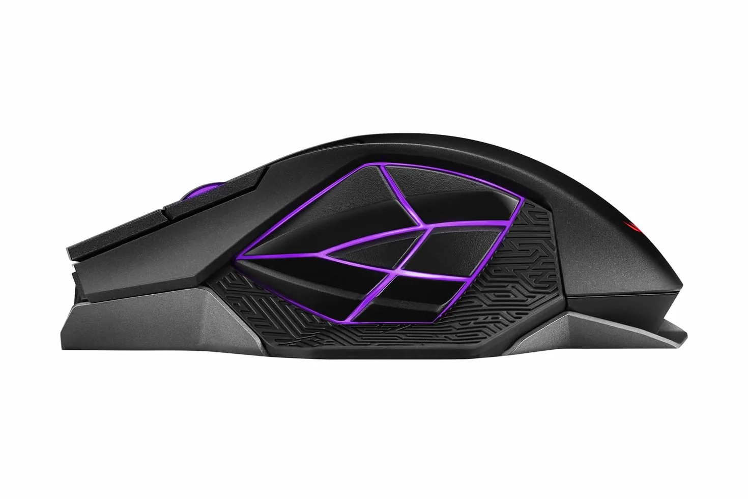 ASUS ROG Spatha X Mouse Gaming Dual-Mode (Wireless e USB-C), Sensore Ottico 19.000 DPI, 12 Tasti Programmabili, Socket Switch Push-Fit, ROG Micro Switch, Base di Ricarica Magnetica, ROG Paracord, Nero
