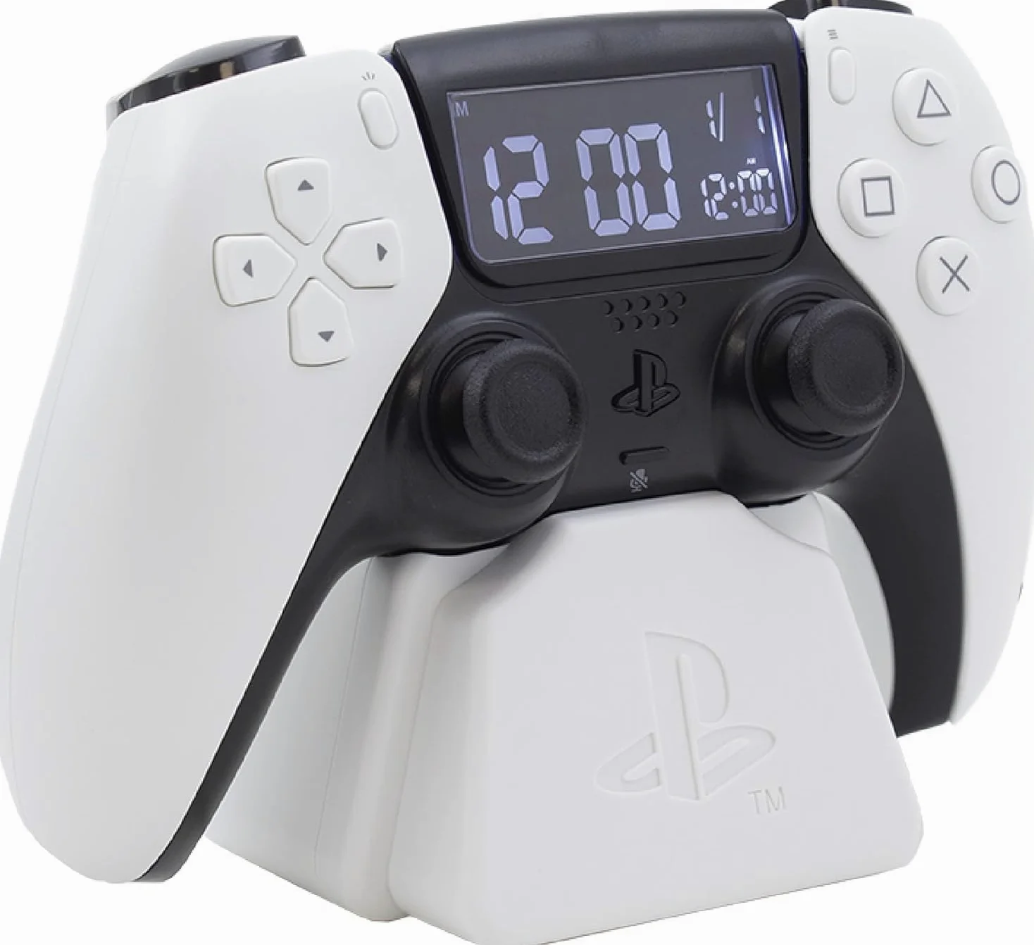 Paladone PlayStation Réveil Manette PS5 Blanc, Produit sous Licence Officielle