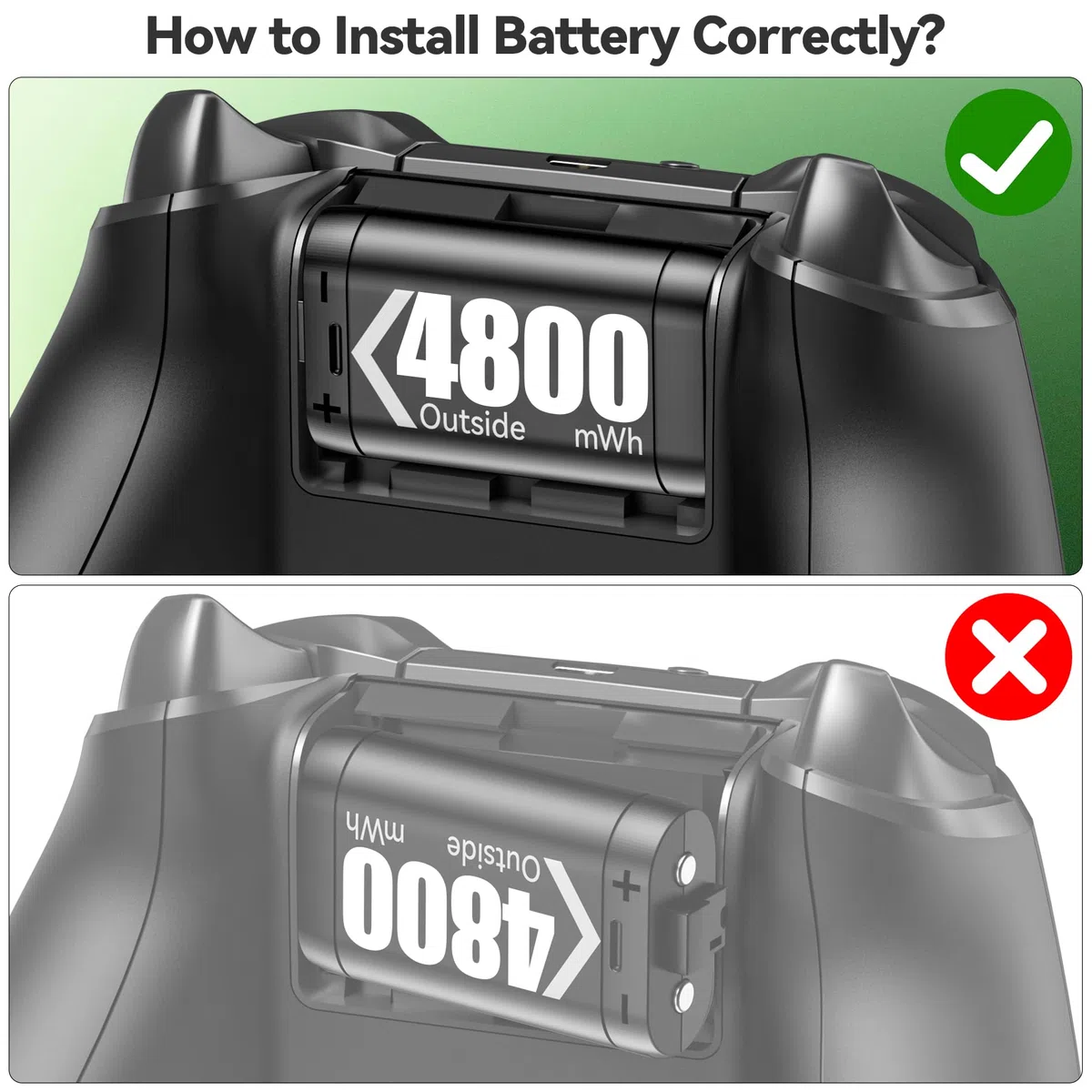 Ventola Raffreddamento Automatica per Xbox Series X & S, 9 Modalità Illuminazione RGB, 4800 mWh Batterie Ricaricabili, Accessori Xbox Series X