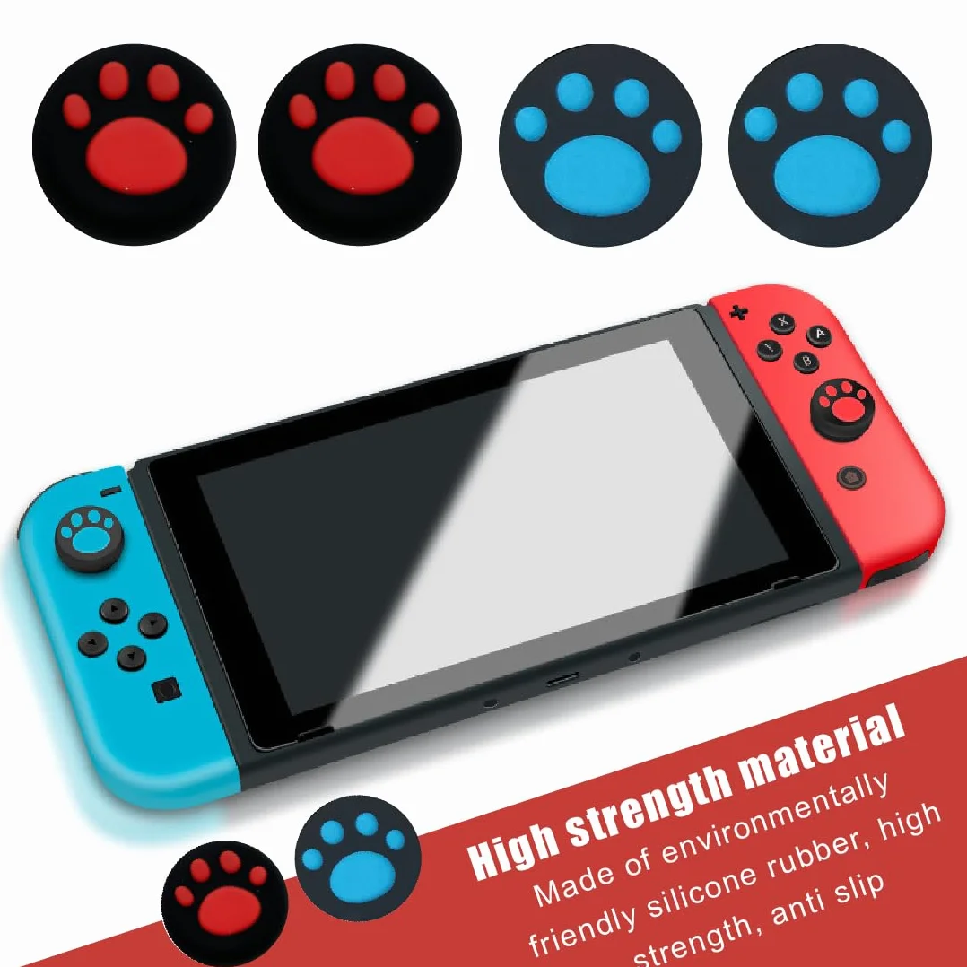 Copri Joystick Analogico Silicone per Controller, Thumb Grip Caps Joycon