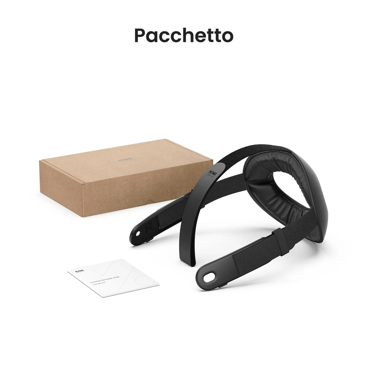KIWI design K4 Flex Fascia Testa Comfort per Meta Quest 3/3S, Cinturino Elite Regolabile in Schiuma PU