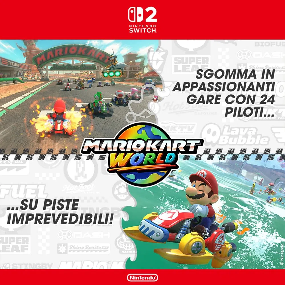 Mario Kart World Nintendo Switch 2 Ed. Italiana Scheda