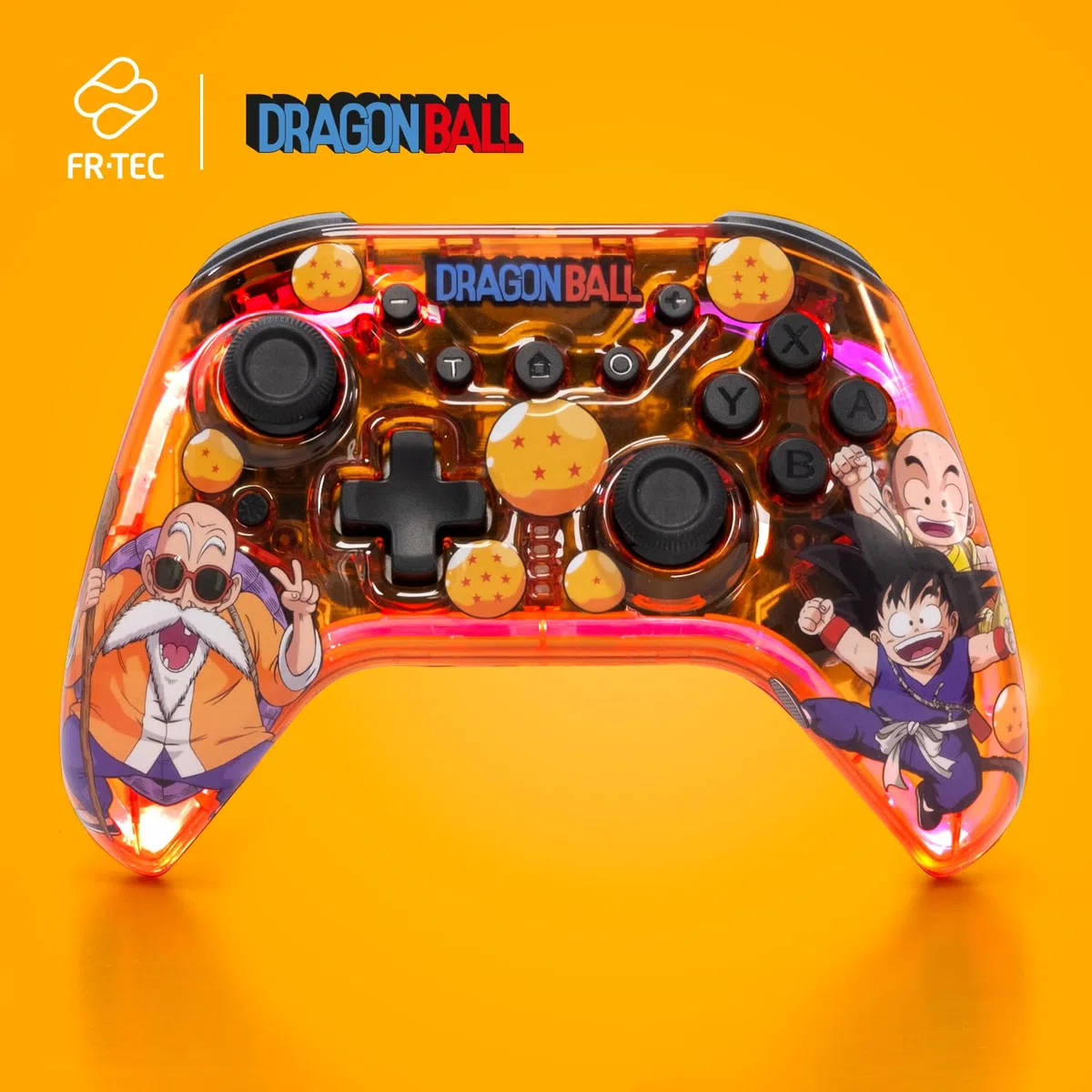 FRTEC - Controller Wireless Dragon Ball Kame per Switch, PC, Cellulari, Bluetooth, Luce LED RGB, Grande Autonomia