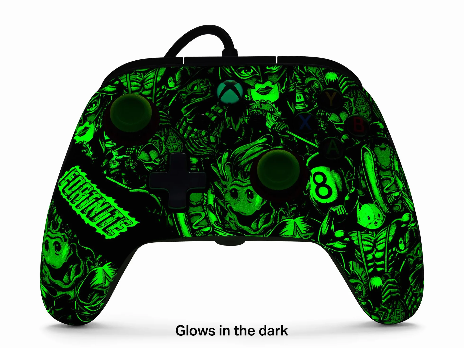PowerA Advantage Wired Controller for Xbox Series X|S - Fortnite Glow